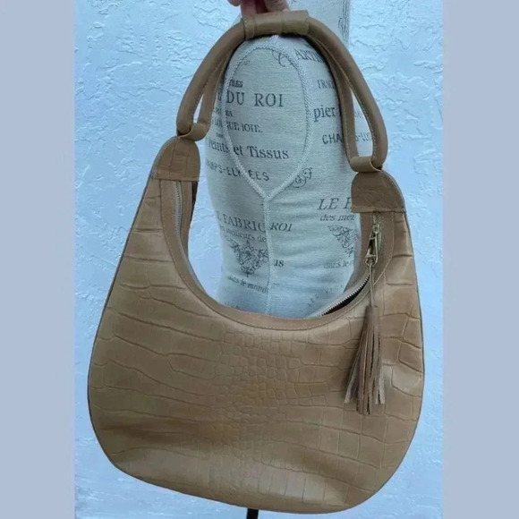 Sanangel Womens Boho Style Three Leather Texture Shoulder Bag Brown - Picture 10 of 16